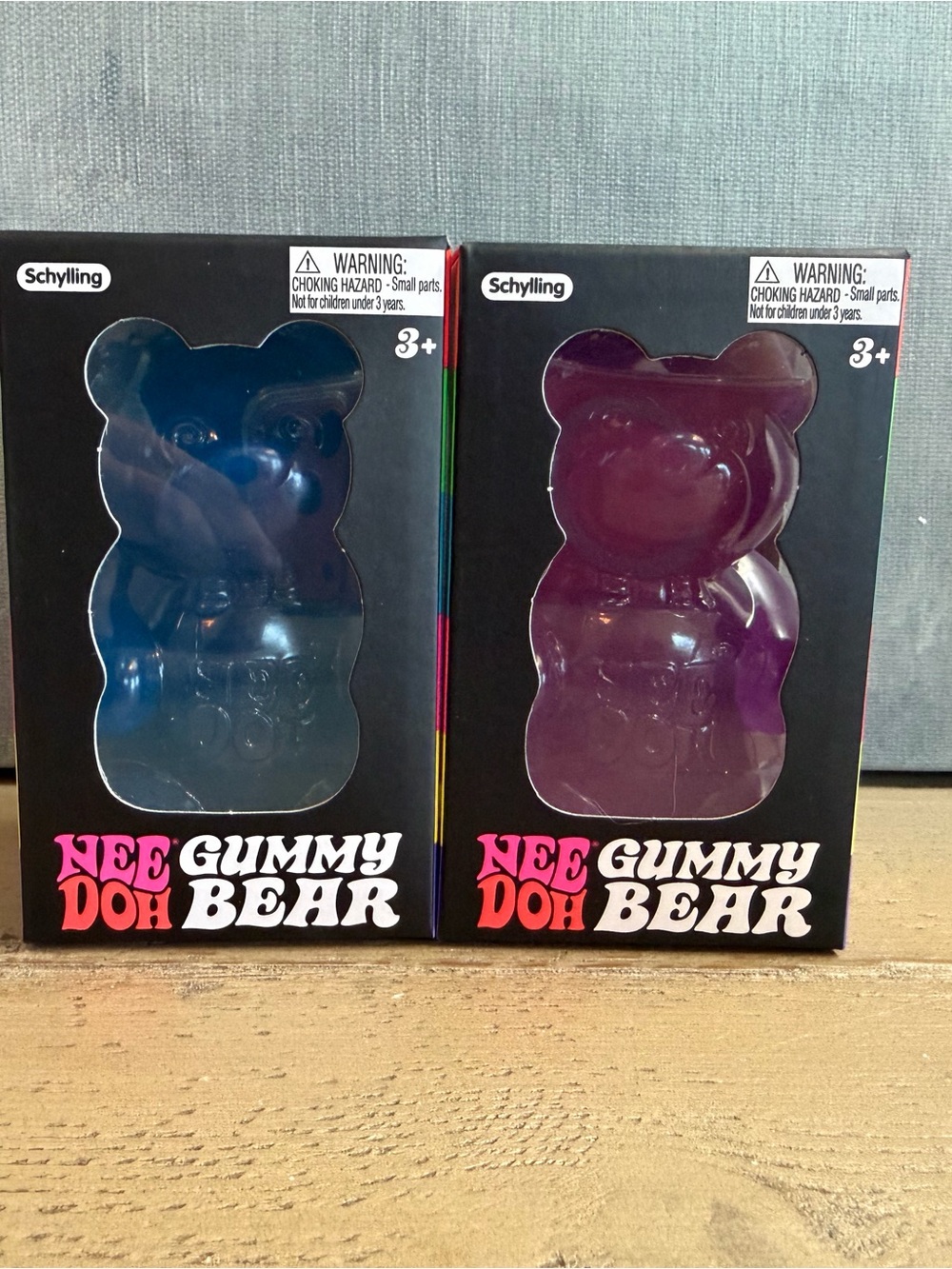 NeeDoh Gummy Bear Kids Toy - Blue and Purple
